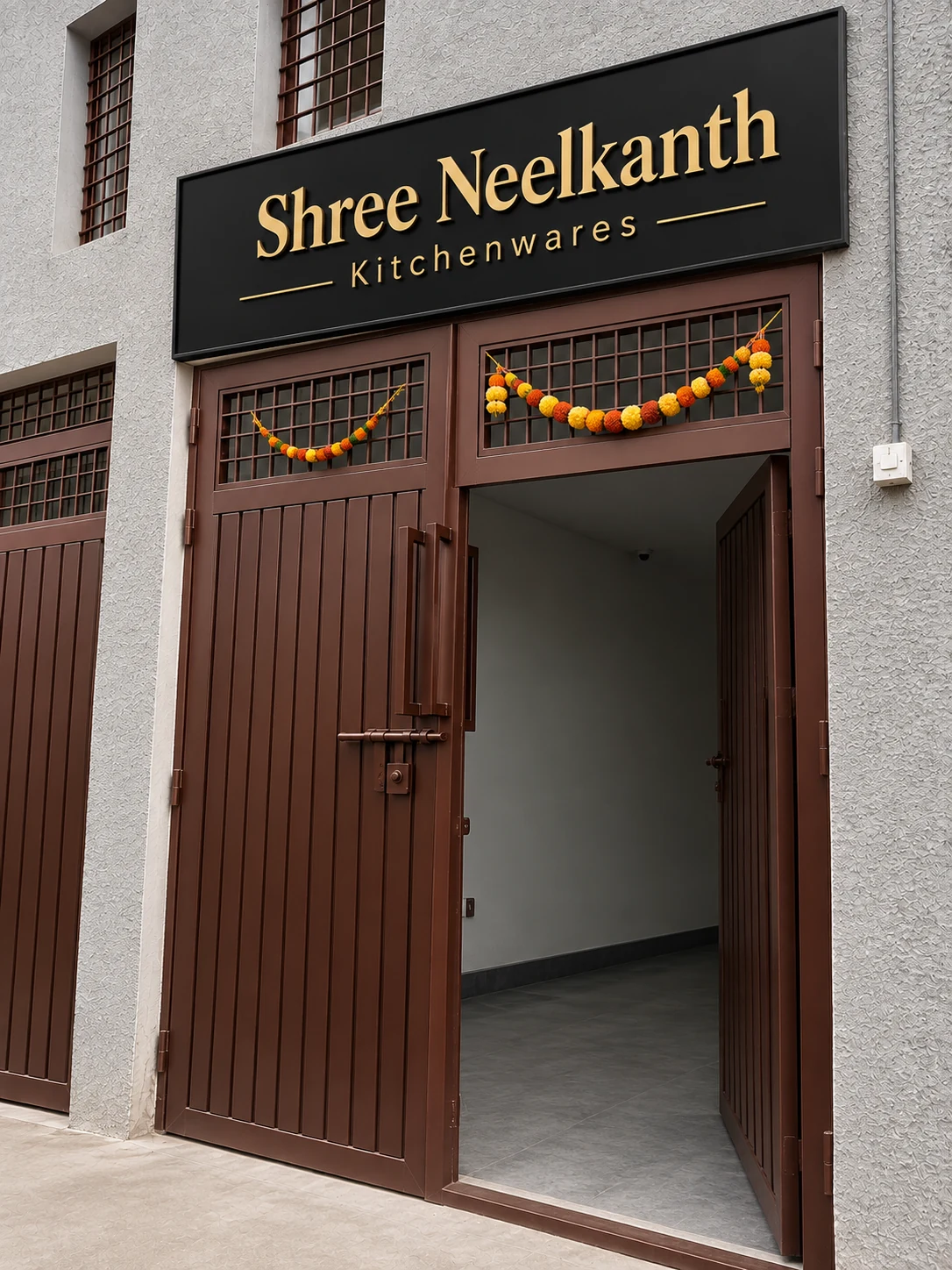 Entrance of Shri Neelkanth Kitchenwares, Kundli